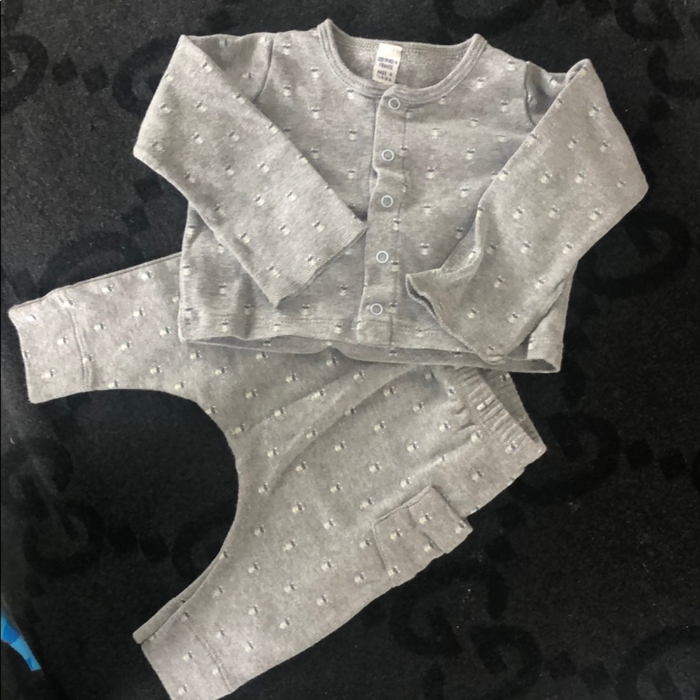 Petit Bateau matching top and pants